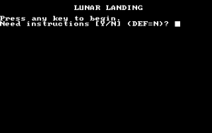 Lunar Landing