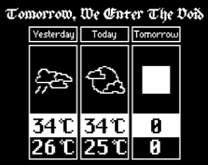 Tomorrow, We Enter The Void