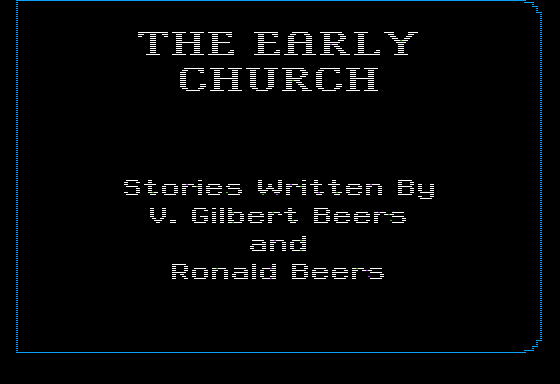 The Early Church