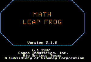 Math Leap Frog