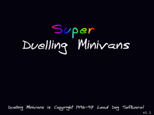 Super Duelling Minivans
