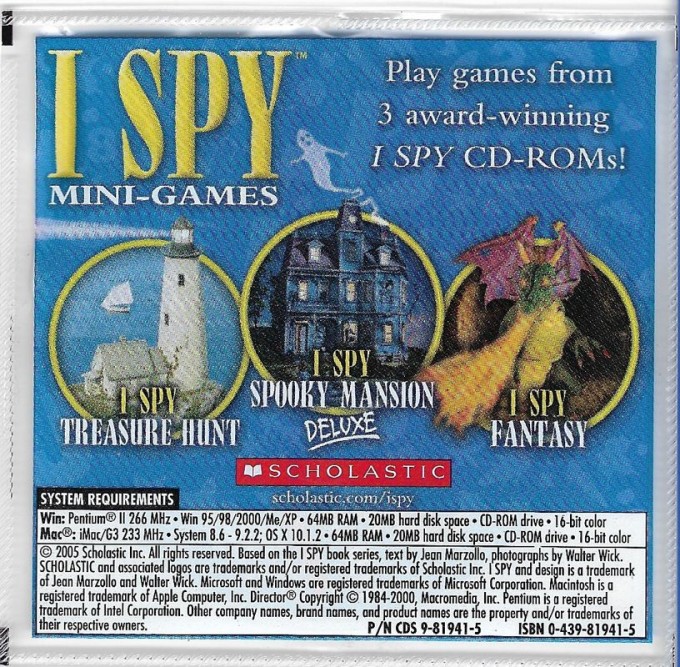I Spy Mini-Games