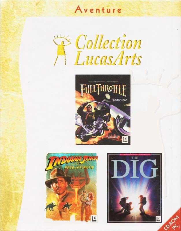 Collection LucasArts: Aventure - The Dig, Full Throttle, Indiana Jones and the Fate of Atlantis