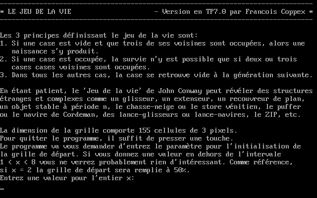 Conway's Game of Life