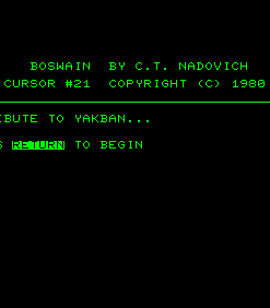 Boswain