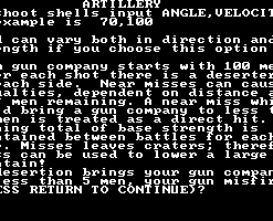 Artillery