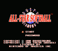 Dusty Diamond's All-Star Softball