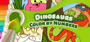 Color by Numbers: Dinosaurs
