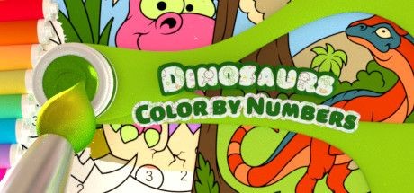 Color by Numbers: Dinosaurs