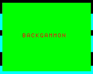 Backgammon