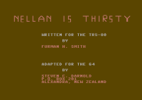 Nellan is Thirsty