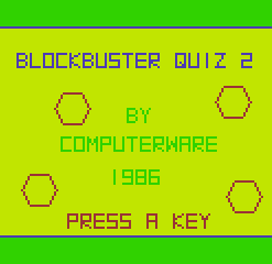 Blockbuster Quiz 2