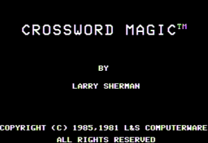 Crossword Magic