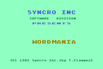 Wordmania
