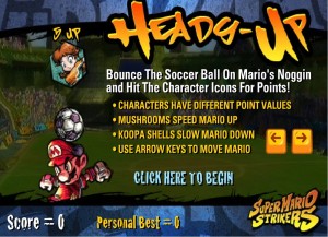 Super Mario Strikers: Heads-Up
