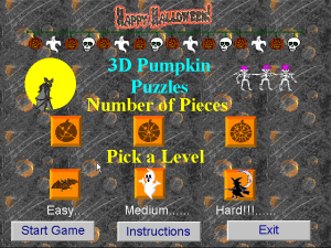 3D Pumpkin Puzzles