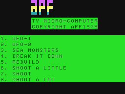 UFO/Sea Monsters/Break It Down/Rebuild/Shoot (with variations)