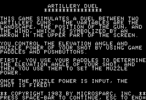 Artillery Duel