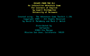 Escape from the ELI