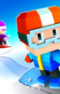 Blocky Snowboarding