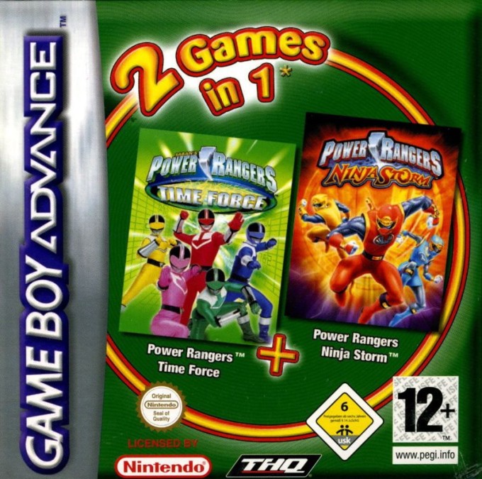 2 Games in 1: Power Rangers: Time Force / Power Rangers: Ninja Storm