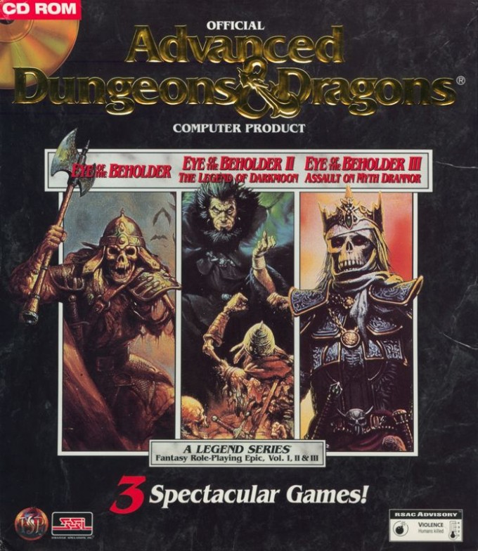 Eye of the Beholder / Eye of the Beholder II: The Legend of Darkmoon / Eye of the Beholder III: Assault on Myth Drannor