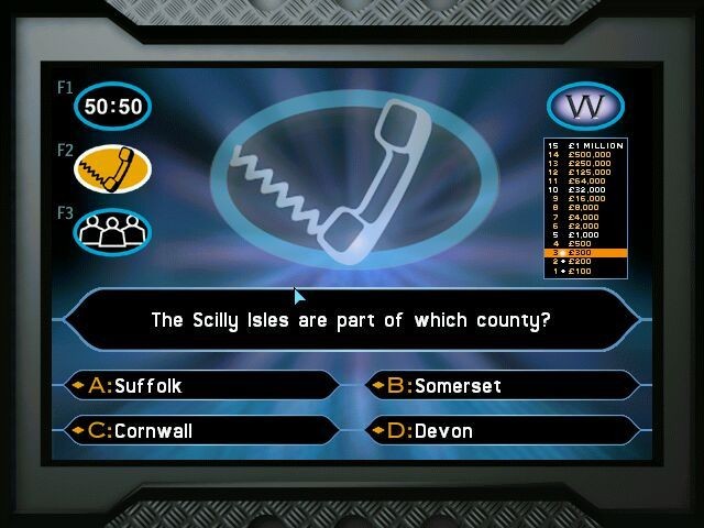 Who Wants to Be a Millionaire: UK Edition