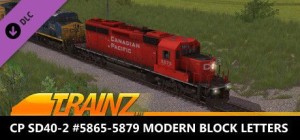 Trainz Plus: CP SD40-2 #5865-5879 Modern Block Letters