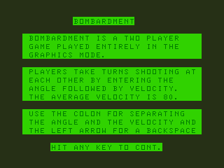 Bombardment