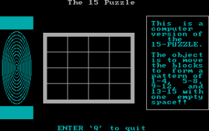 The 15 Puzzle