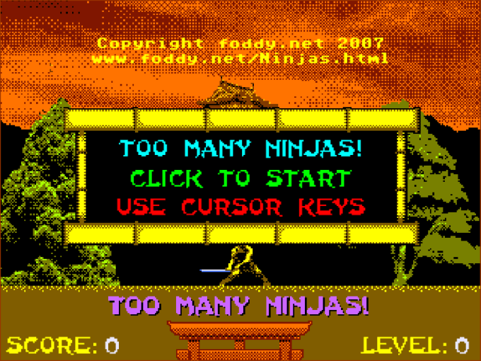 Too Many Ninjas!