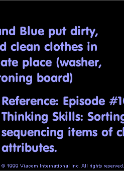 Blue's Clues: Laundry Time