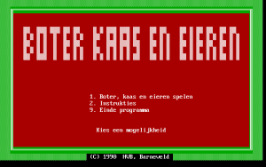 Boter kaas en eieren
