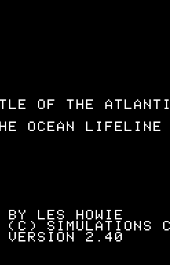 Battle of the Atlantic: The Ocean Lifeline