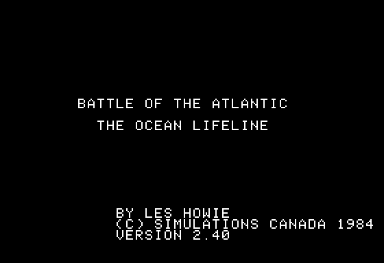 Battle of the Atlantic: The Ocean Lifeline