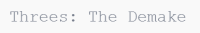 Threes: The Demake