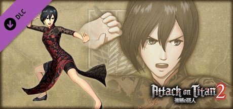 Attack on Titan 2: Mikasa Costume - Chinese Dress Outfit