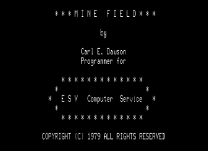 Mine Field