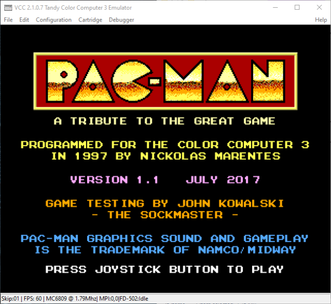 Pac-Man: A Tribute to the Great Game