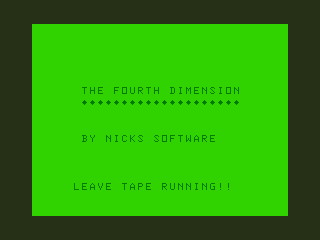 The Fourth Dimension