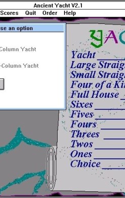 Ancient Yacht
