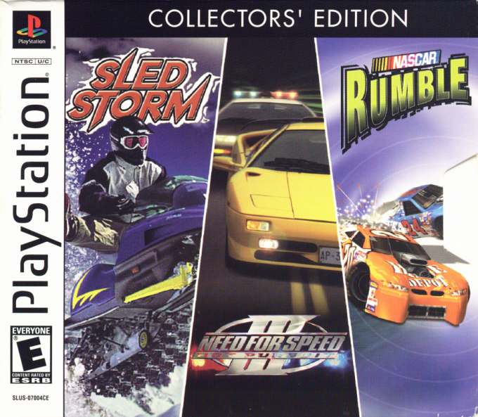 Collectors' Edition: Sled Storm / Need for Speed III: Hot Pursuit / NASCAR Rumble