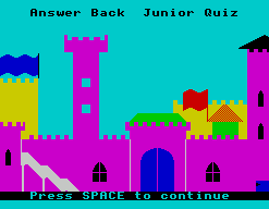 Answer Back Junior Quiz