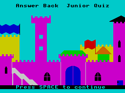 Answer Back Junior Quiz