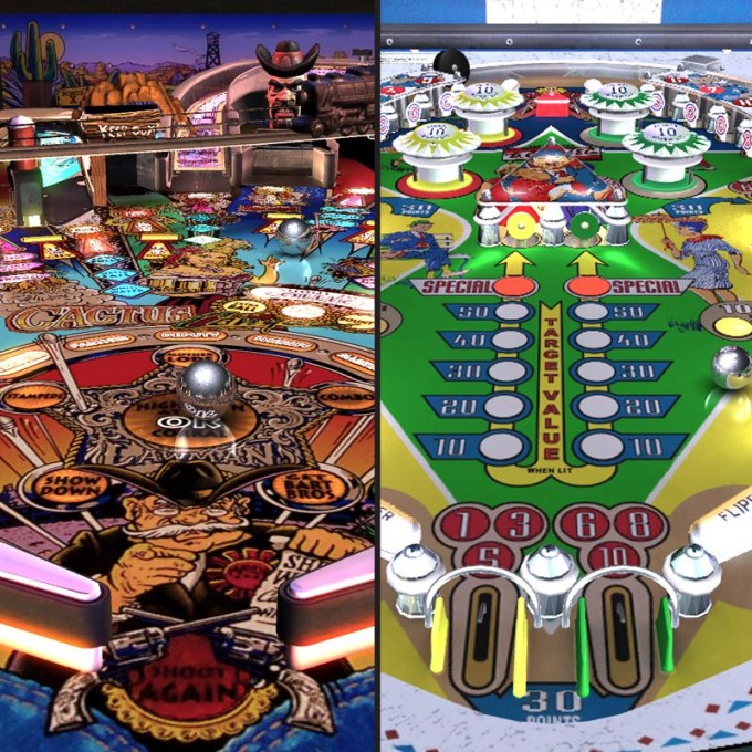 Pinball Arcade Table Pack 12: Cactus Canyon and Central Park