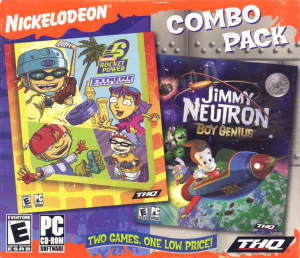 Jimmy Neutron Boy Genius / Rocket Power Extreme Arcade Games