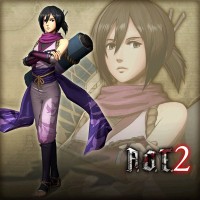 Attack on Titan 2: Mikasa Costume - Ninja Outfit