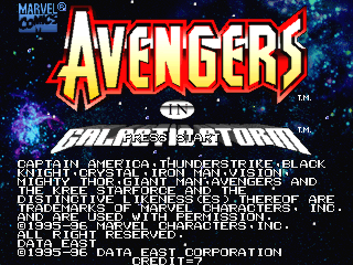 Avengers in Galactic Storm