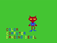 Color Computer Dancing Devil