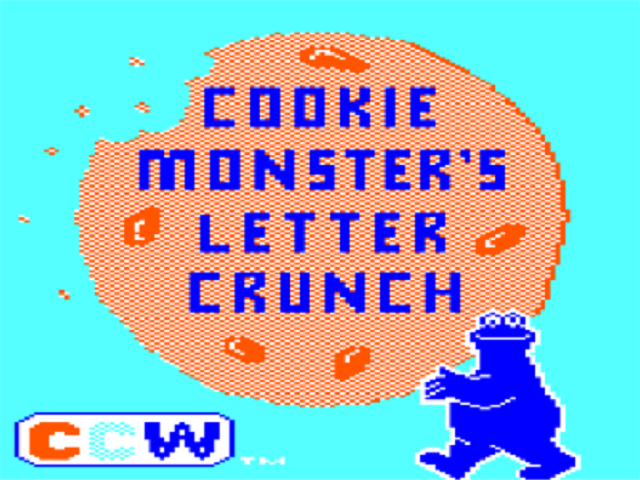 Cookie Monster Letter Crunch